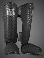 Espinilleras Titanium Negras Mate