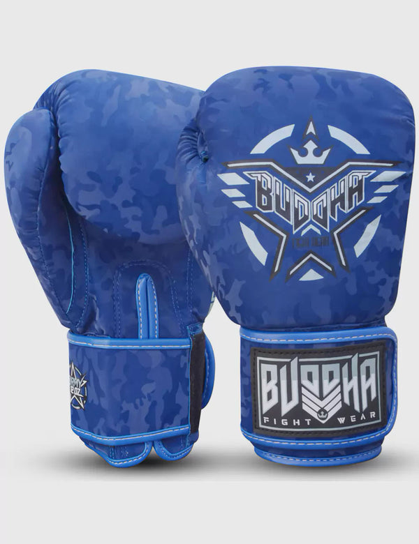 Guantes Buddha Army Azules - Buddha Fight Wear