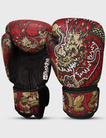 Guanti da boxe Muay Thai Kick Boxing Fantasy Dragon Rosso