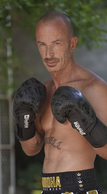 Buddha Fight Wear - Scarpe Da Boxe Con Chiusura Lacci E Velcro, Design Futuristico