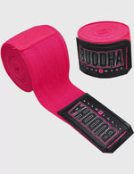 Bandage de boxe Semi Elastique Coton Fluor Rose