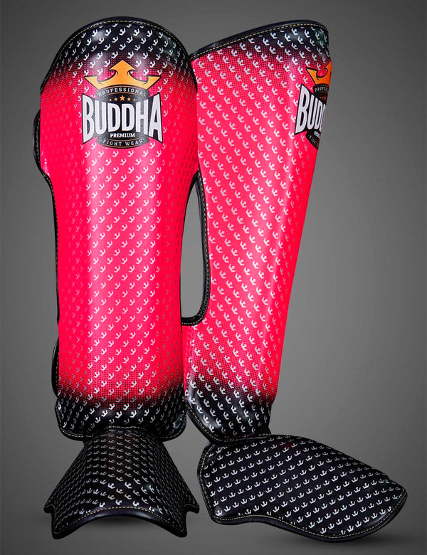 Espinilleras Titanium Rosa - Buddha Fight Wear