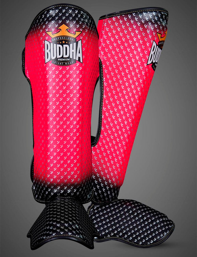 Espinilleras Titanium Rosa - Buddha Fight Wear