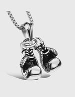 Guantoni da boxe Guantoni da boxe in acciaio inox Premium Argento
