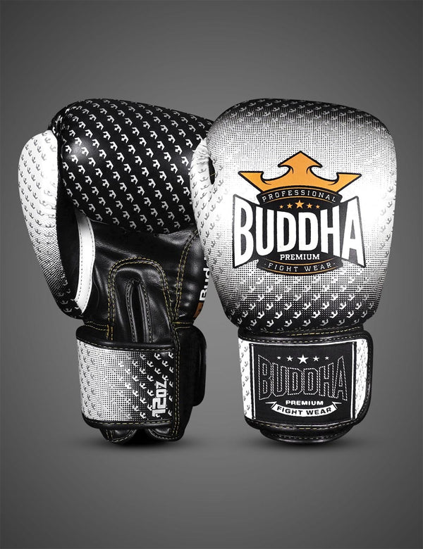 Guantes de Boxeo Titanium Blancos - Buddha Fight Wear