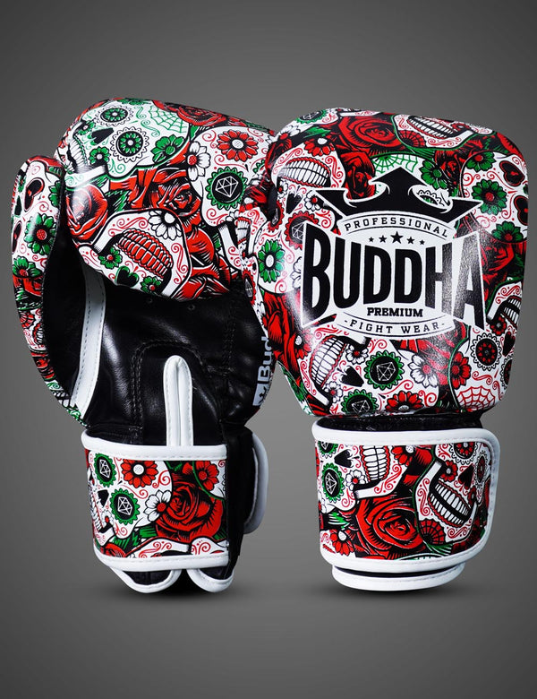 Guantes de Boxeo Mexican Rojos v2 - Buddha Fight Wear