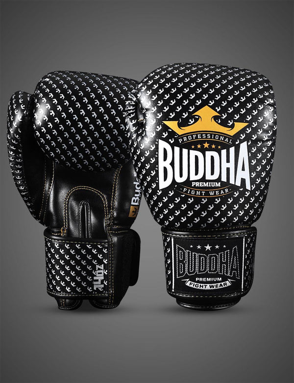 Guantes de Boxeo Titanium Negro - Buddha Fight Wear