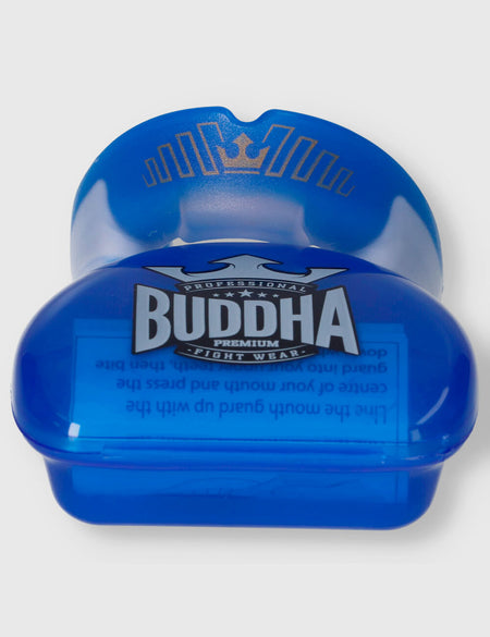 Boxen Mundschutz Premium Buddha Blau