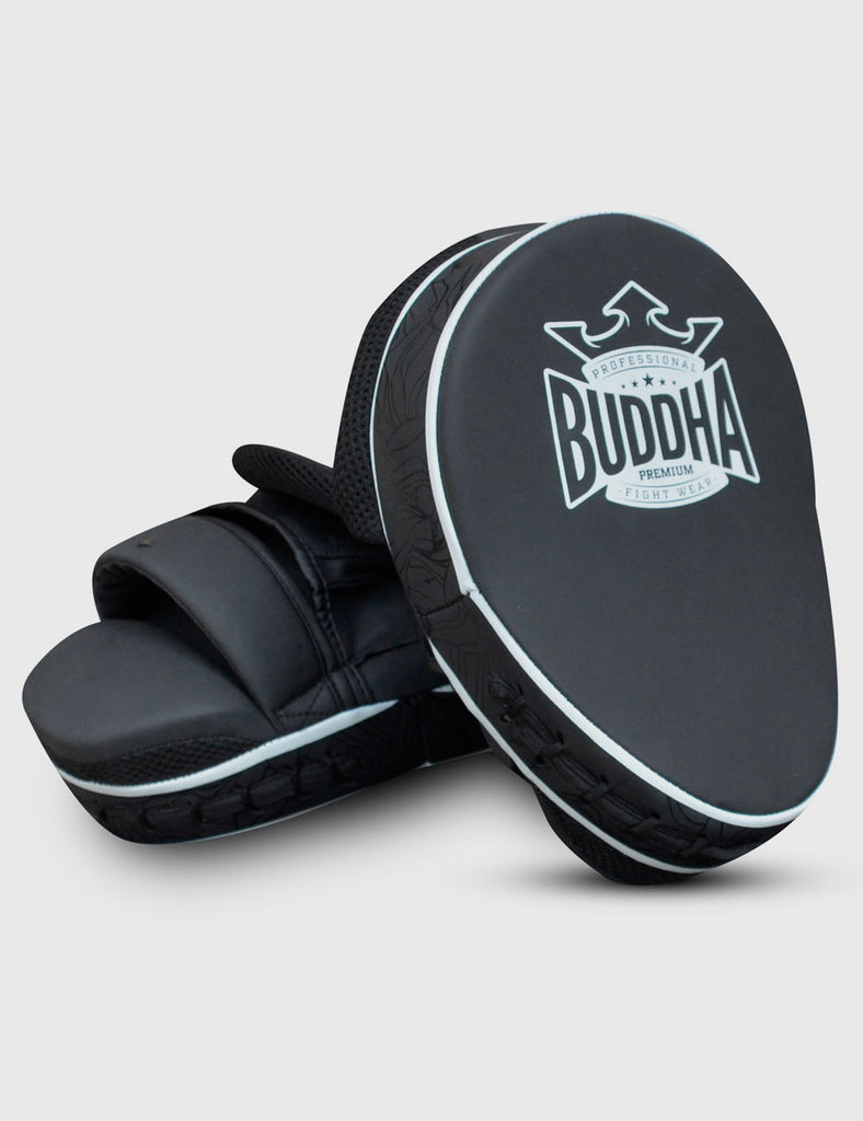 Manoplas de Boxeo Curvadas Buddha Premium Negras (Precio Par) - Buddha Fight Wear