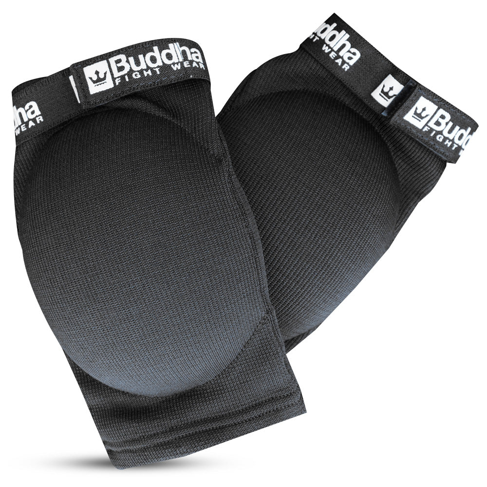 Coderas de Muay Thai Kick Boxing K1 Negras - Buddha Fight Wear