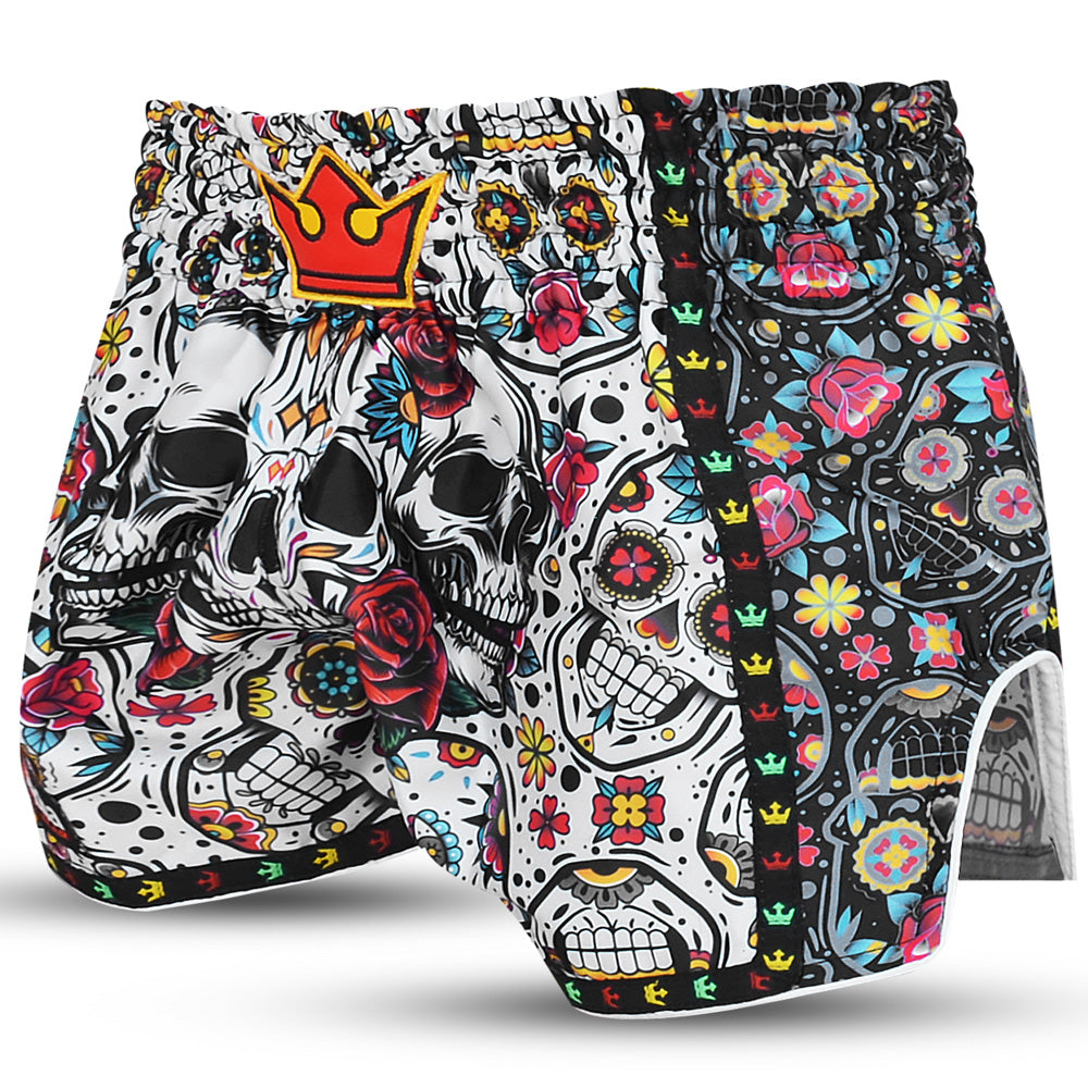 Pantalón Muay Thai Kick Boxing Buddha Santa Muerte - Buddha Fight Wear