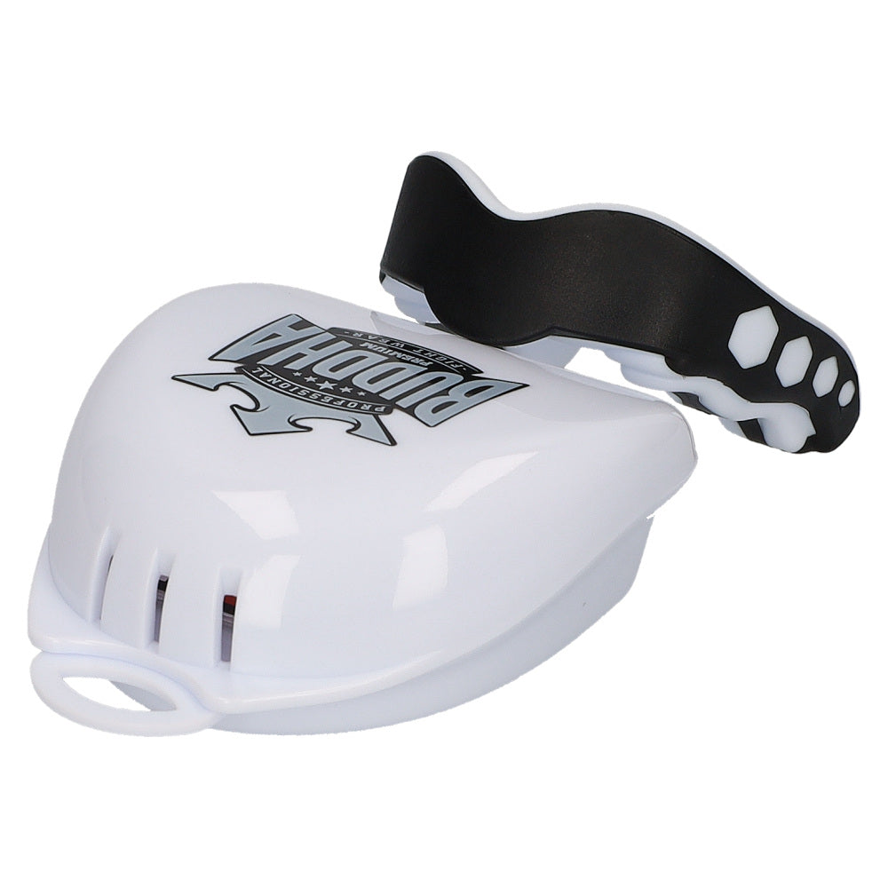 Protector Bucal de Boxeo Buddha Future Negro/Blanco - Buddha Fight Wear