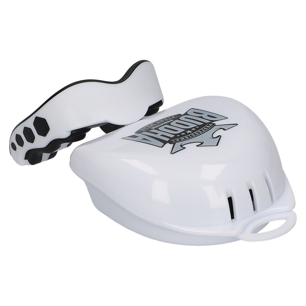Protector Bucal de Boxeo Buddha Future Blanco/Negro - Buddha Fight Wear
