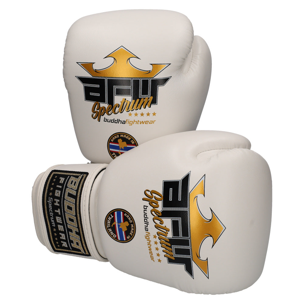 Guantes Spectrum Thailand Blancos - Buddha Fight Wear