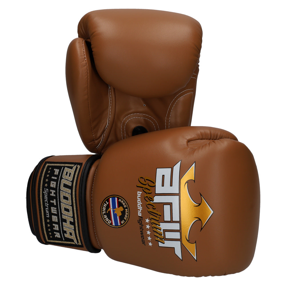 Guantes Spectrum Thailand Tobacco Brown - Buddha Fight Wear