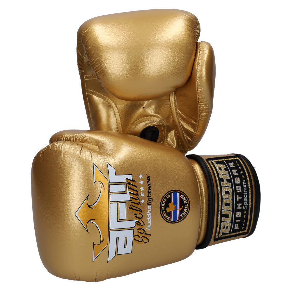 Guantes Spectrum Metalic Thailand Dorados - Buddha Fight Wear
