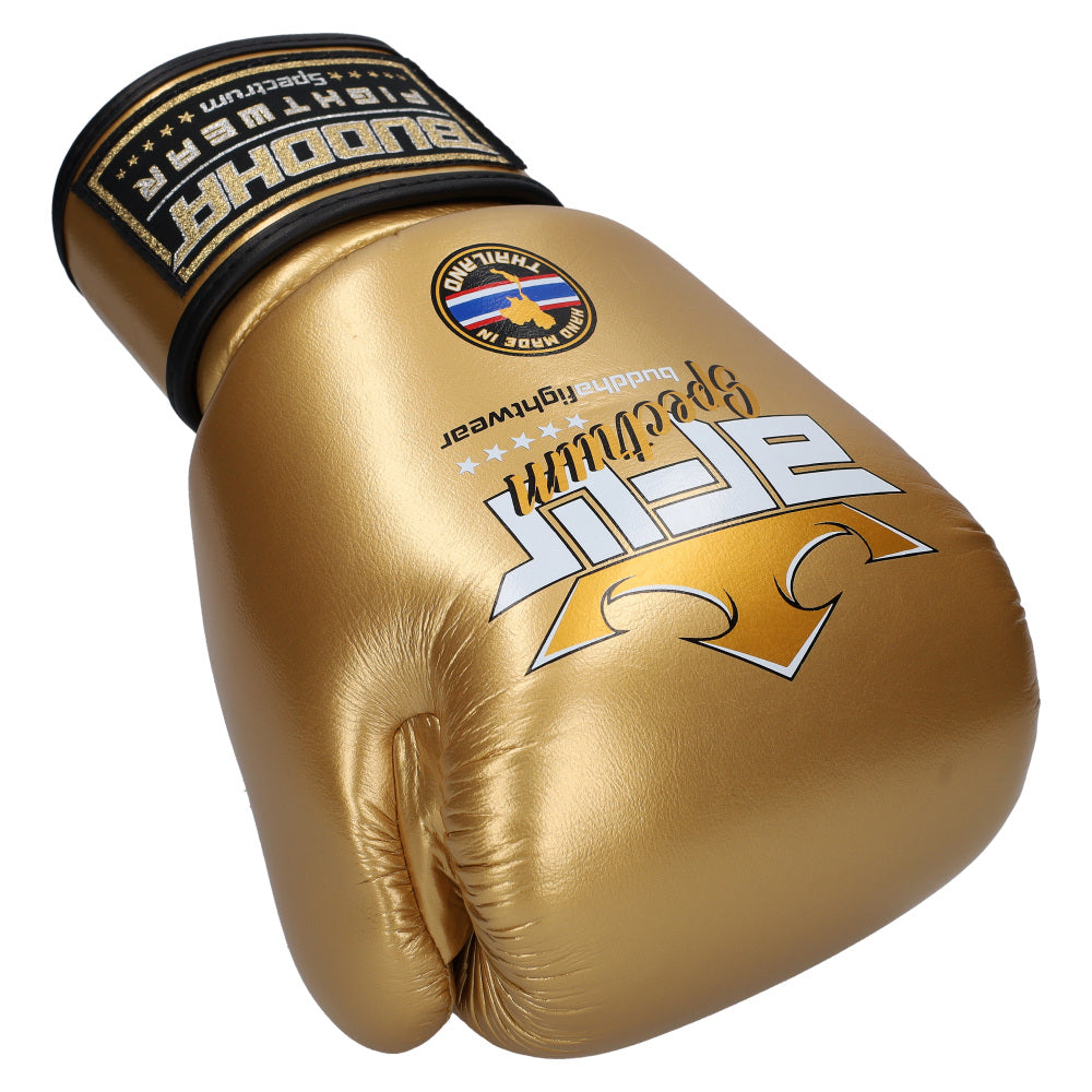Guantes Spectrum Metalic Thailand Dorados - Buddha Fight Wear