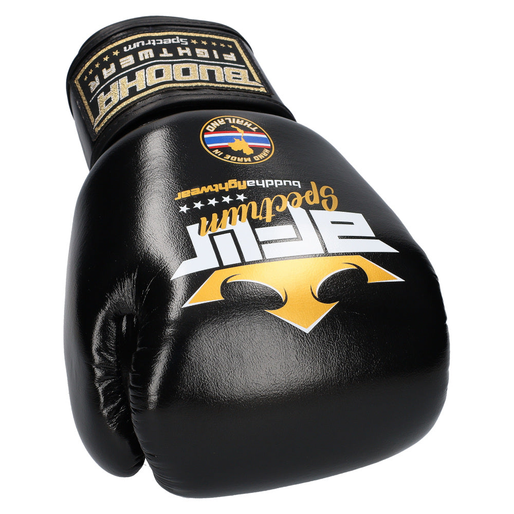 Guantes Spectrum Metalic Thailand Negros - Buddha Fight Wear