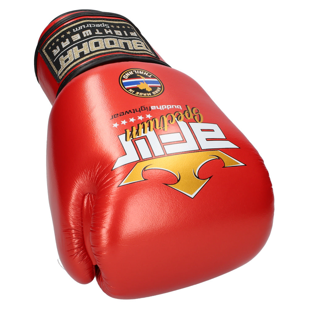 Guantes Spectrum Metalic Thailand Rojos - Buddha Fight Wear