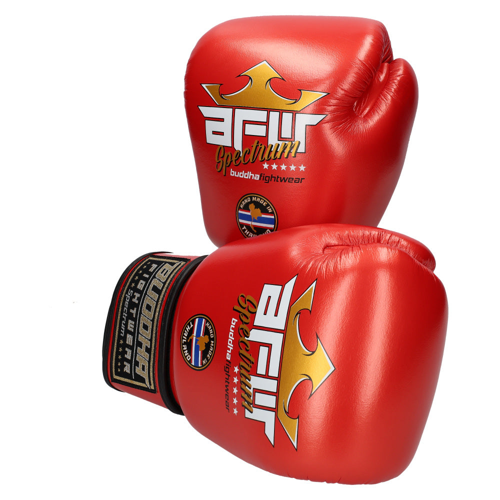 Guantes Spectrum Metalic Thailand Rojos - Buddha Fight Wear