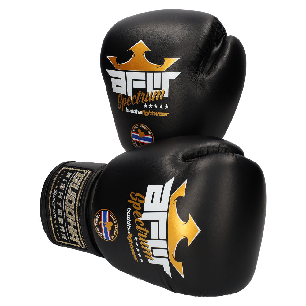 Guantes Spectrum Thailand Negros - Buddha Fight Wear