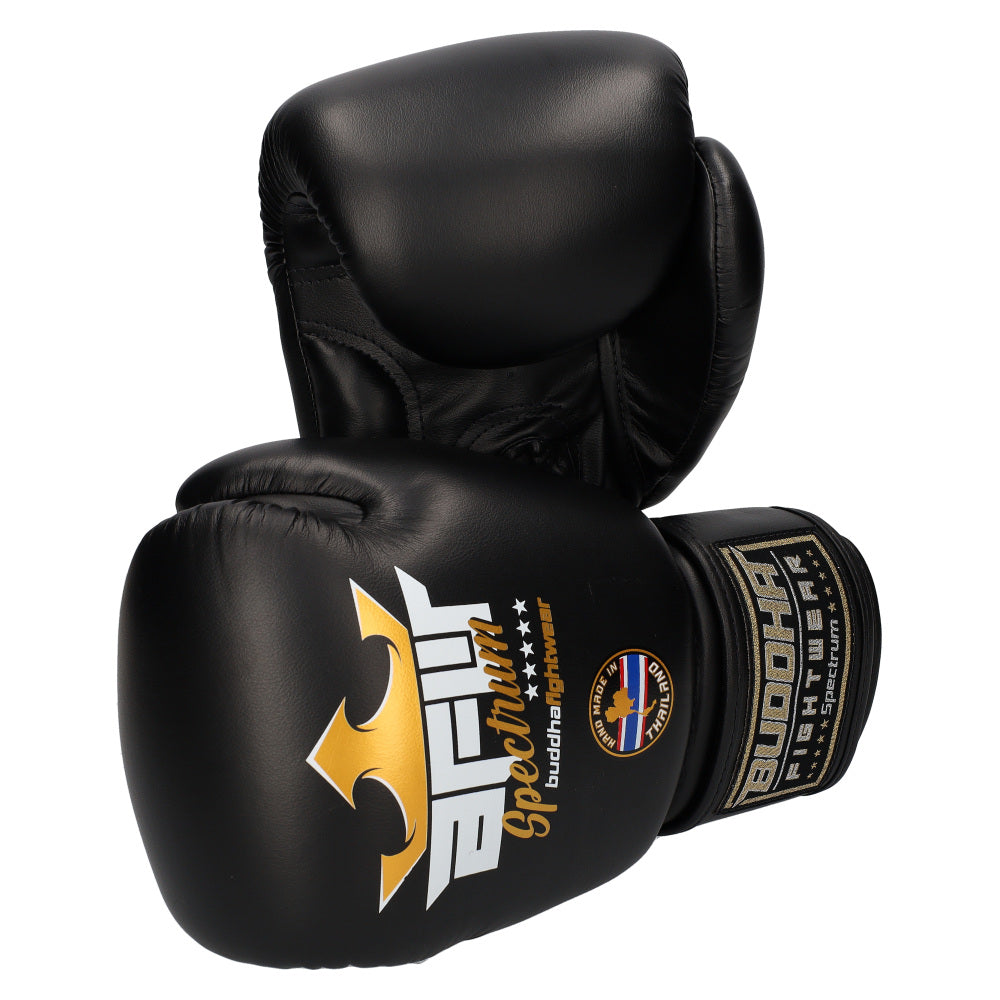 Guantes Spectrum Thailand Negros - Buddha Fight Wear