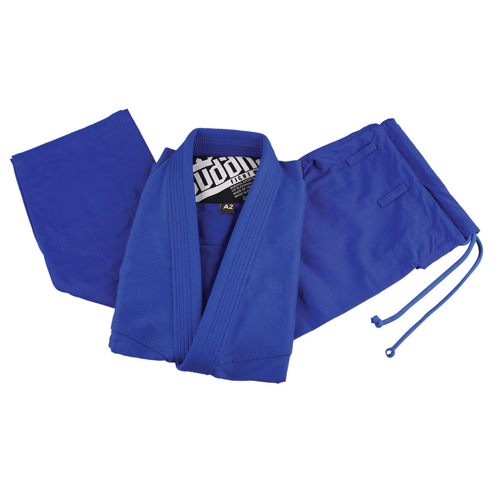 Gi Jiujitsu Buddha Infinity Azul Royal + Cinturón Blanco - Buddha Fight Wear