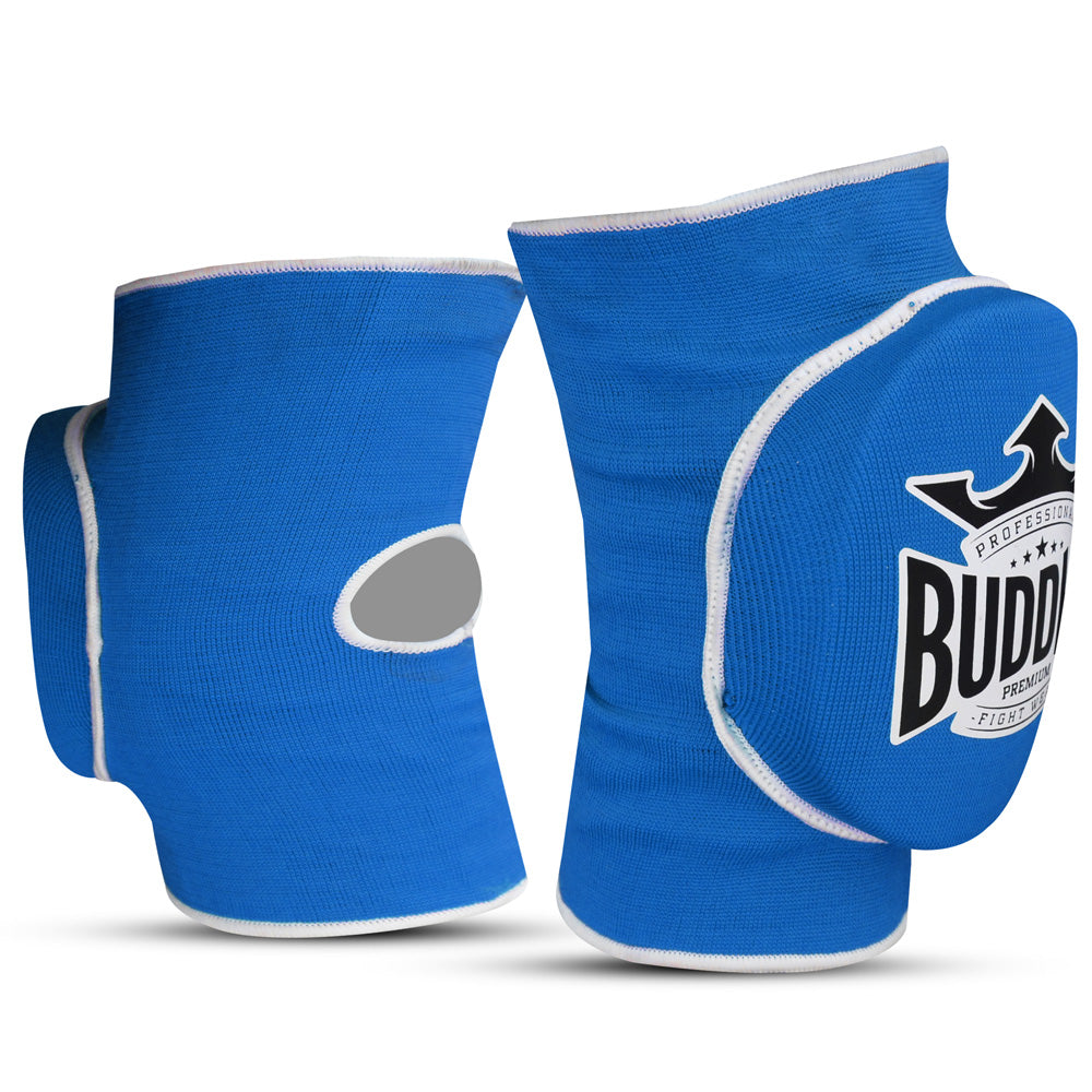 Rodilleras de Muay Thai Kick Boxing K1 Azules - Buddha Fight Wear