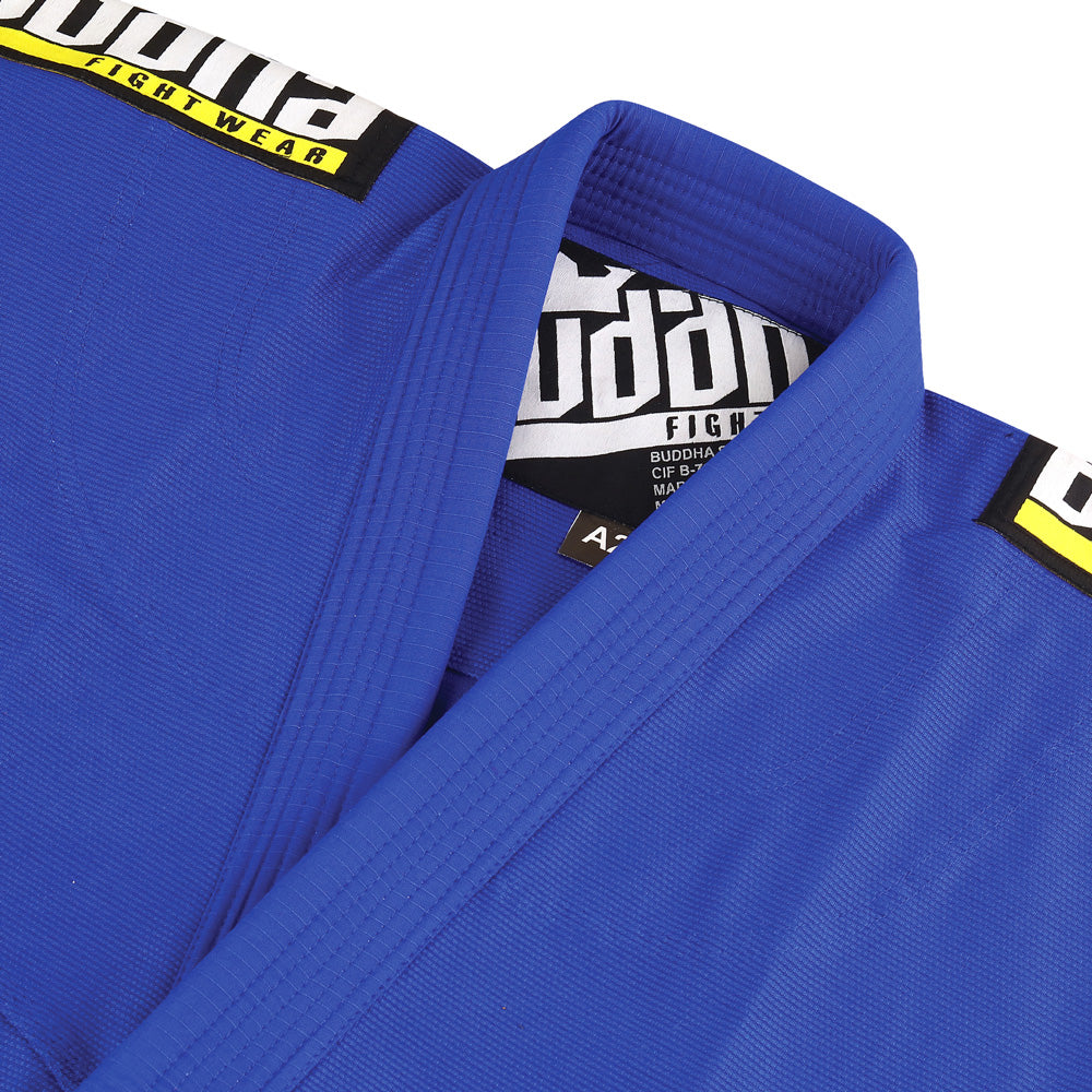 Gi Jiujitsu Buddha Infinity Azul Royal + Cinturón Blanco - Buddha Fight Wear