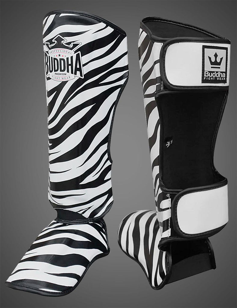 Espinilleras Zebra - Buddha Fight Wear