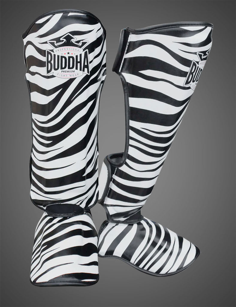 Espinilleras Zebra - Buddha Fight Wear