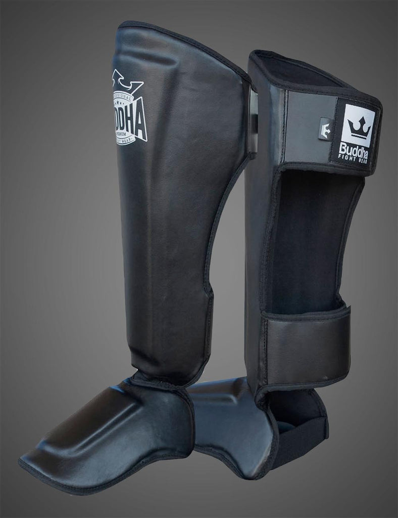 Espinilleras Epic Negras - Buddha Fight Wear
