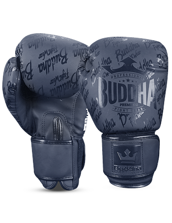 Muay Thai Kick Boxing Top Premium Boxing Gloves Matte Navy Blue