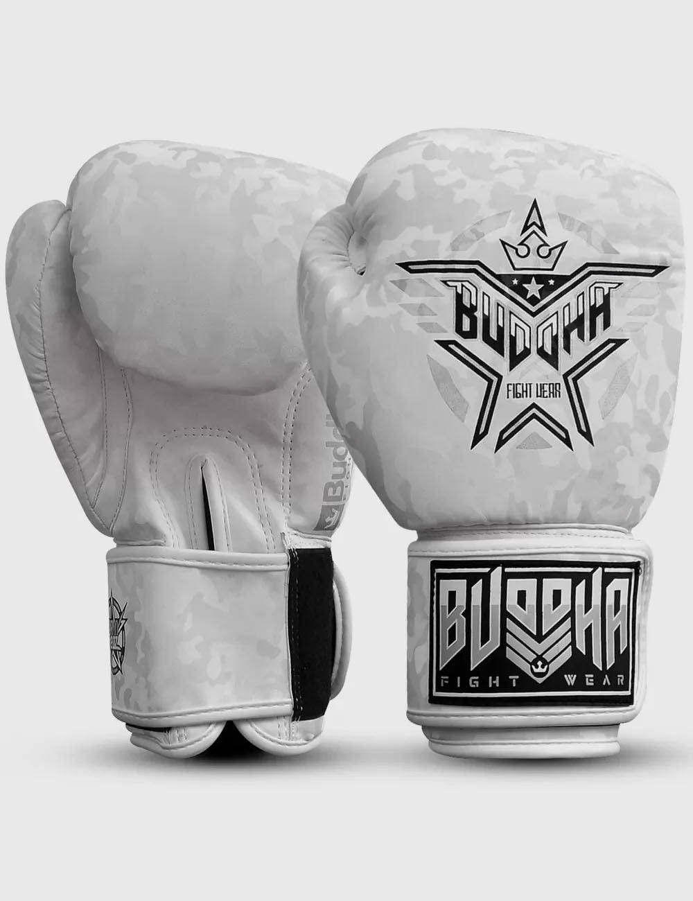 Guantes De Vestimenta Del Boxeo Guantes De Boxeo Army Blancos