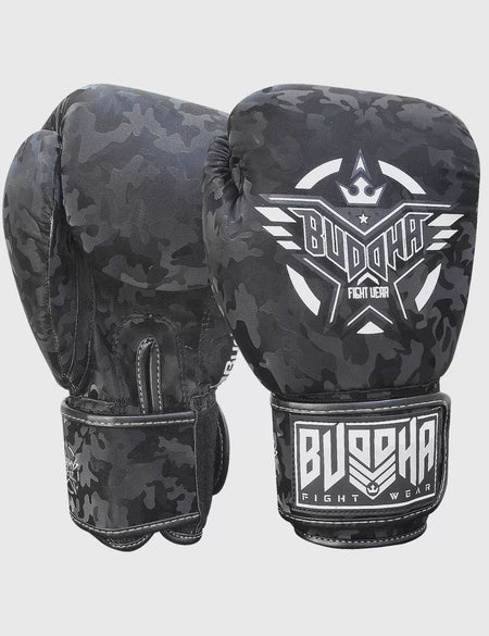 Boxen Muay Thai Kick Boxen Armee Schwarze Handschuhe