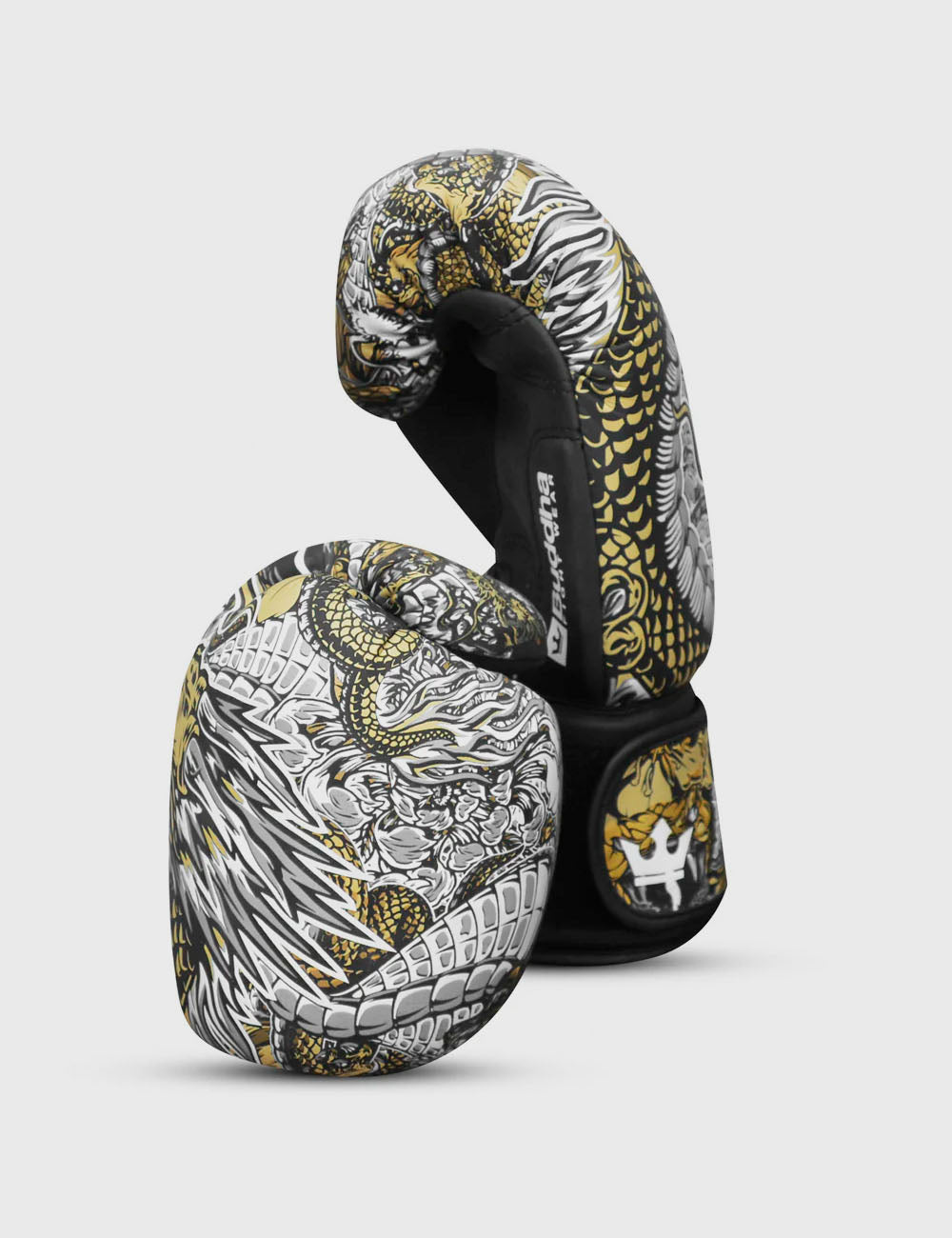 Gants De Boxe Fantasy Luzbel Buddha Fight Wear - Muay Thai Kickboxing Cuir Synthétique