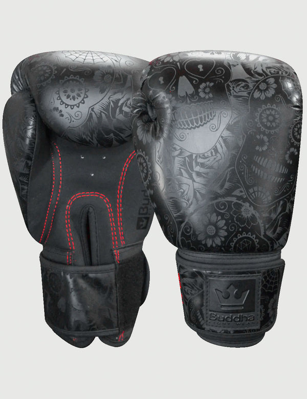 Guantes de Boxeo Mexican Negro Mate - Buddha Fight Wear