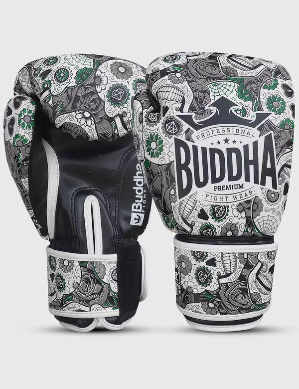 Guantes de Boxeo Mexican Negros v2 - Buddha Fight Wear