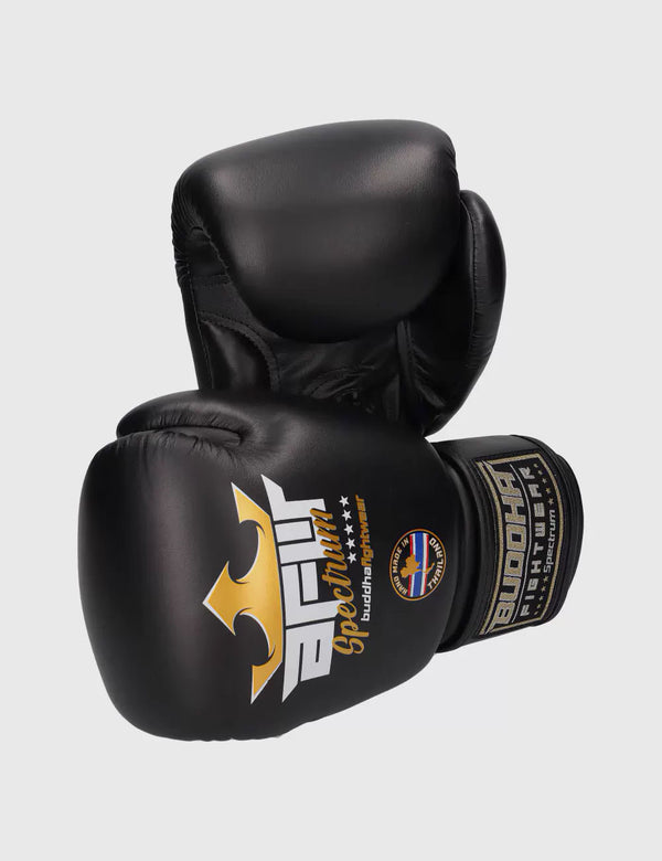Guantes Spectrum Thailand Negros - Buddha Fight Wear