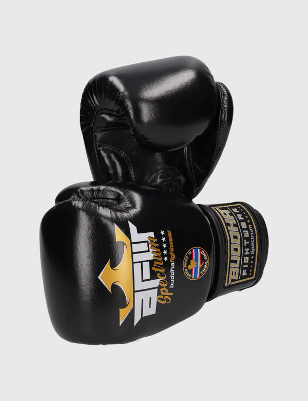 Guantes Spectrum Metalic Thailand Negros - Buddha Fight Wear