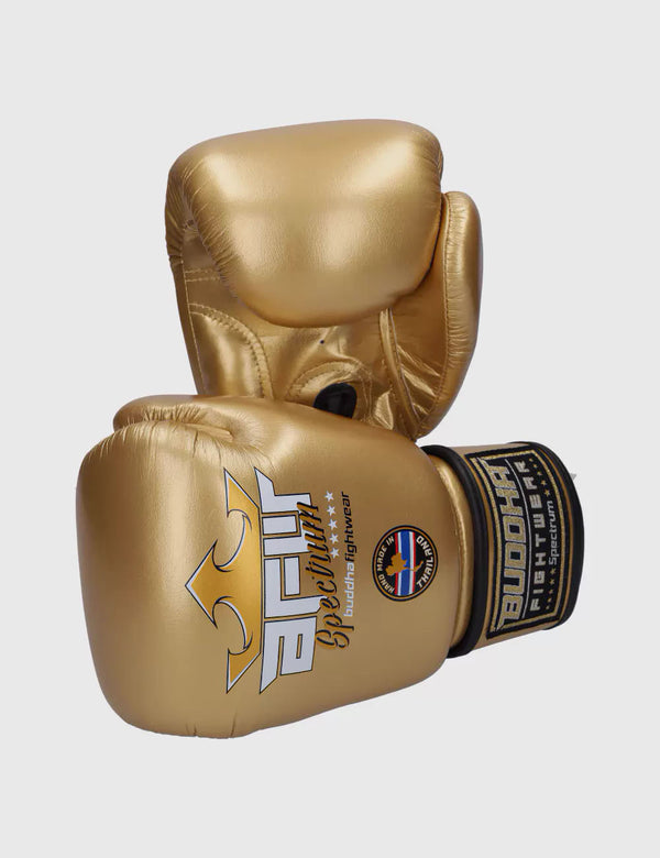 Guantes Spectrum Metalic Thailand Dorados - Buddha Fight Wear