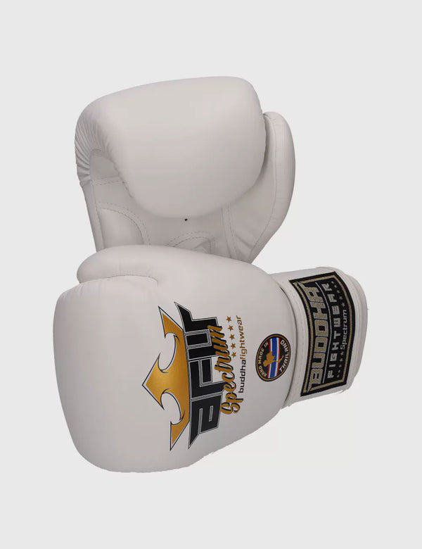 Guantes Spectrum Thailand Blancos - Buddha Fight Wear