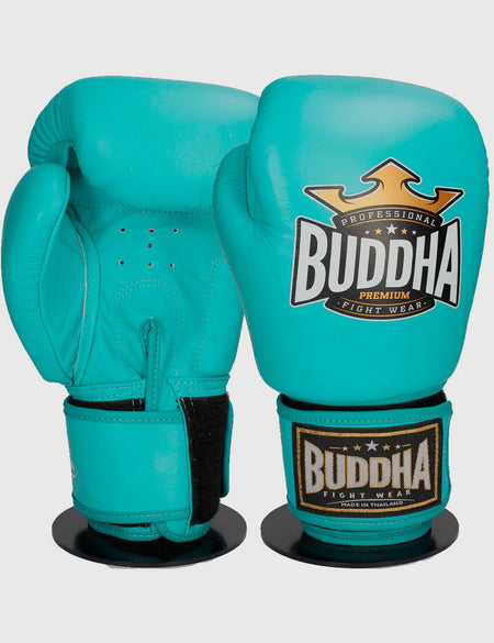 Thailand Lederhandschuhe Blau Grün