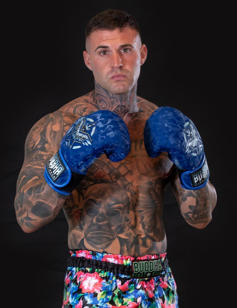 Guantes Buddha Army Azules - Buddha Fight Wear