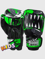Guantes Infantiles Buddha Jaws Negro Verde