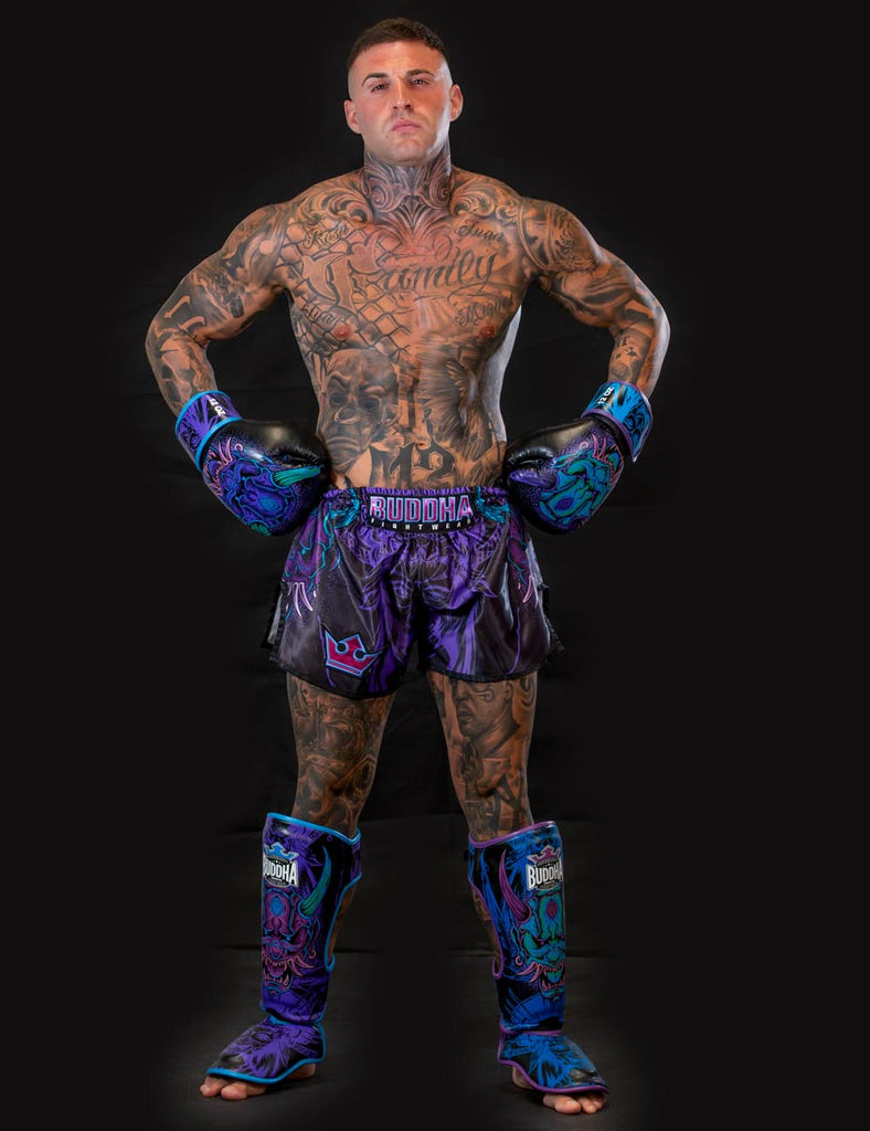 Espinilleras Luzbel - Buddha Fight Wear