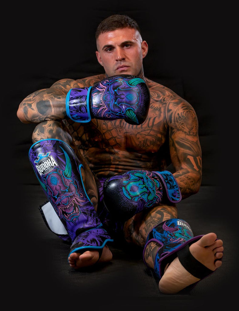 Espinilleras Luzbel - Buddha Fight Wear