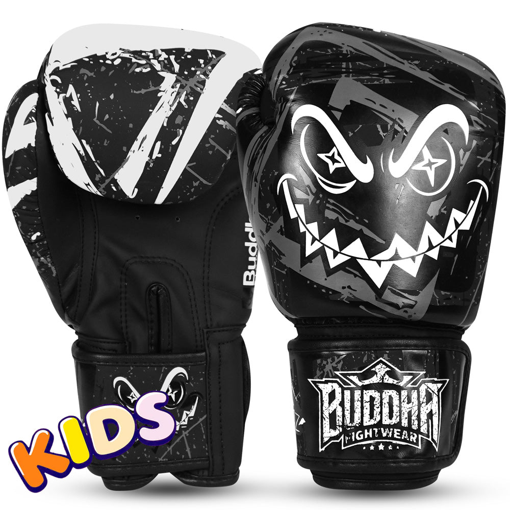 Guantes Infantiles Buddha Creepy Negro - Buddha Fight Wear