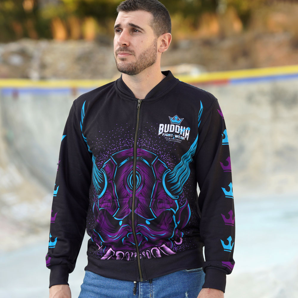 Sudadera con cremallera Buddha Luzbel - Buddha Fight Wear