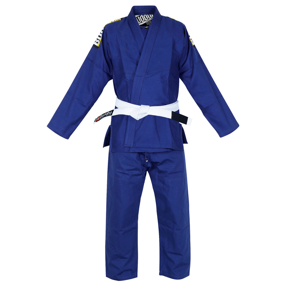 Gi Jiujitsu Buddha Infinity Azul Navy + Cinturón Blanco - Buddha Fight Wear